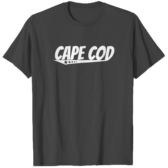 Cape Cod Retro Comic Book Style Logo T Shirts