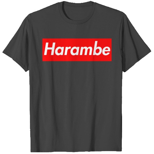 Harambe x Supreme Box Logo T Shirts