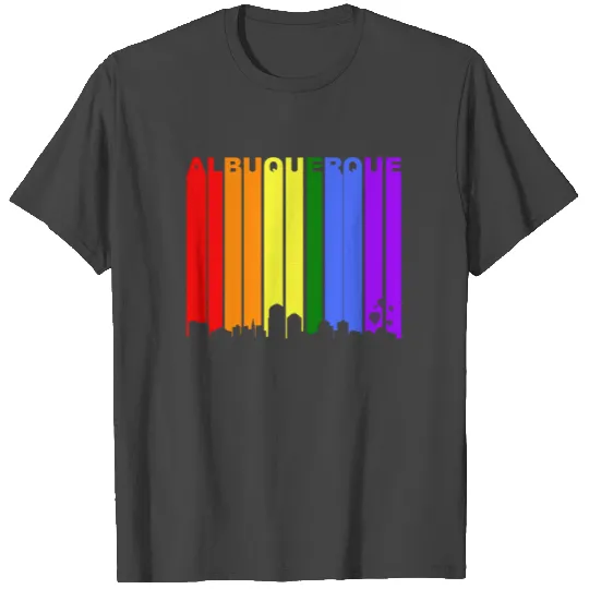 Albuquerque New Mexico Rainbow LGBT Gay Pride T Shirts