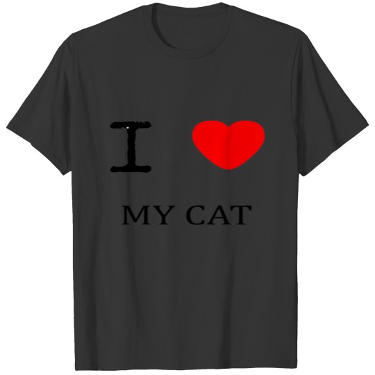 I LOVE MY CAT T-shirt