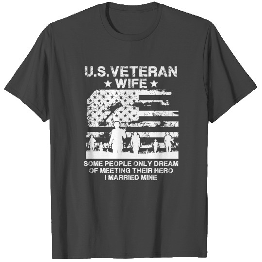US Veteran Wife T Shirts