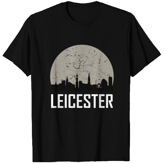 Leicester Full Moon Skyline T Shirts