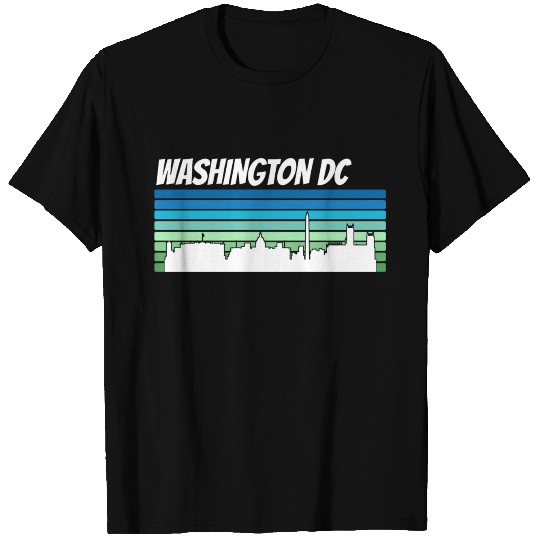 Retro Washington DC Skyline T Shirts