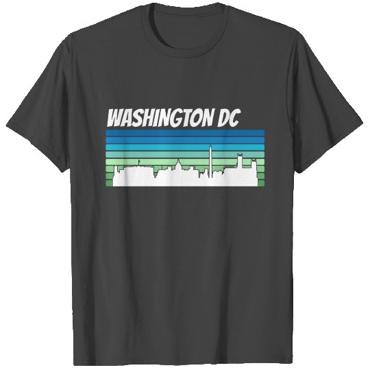 Retro Washington DC Skyline T Shirts