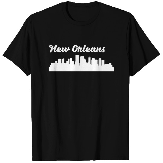 New Orleans LA Skyline T Shirts
