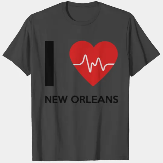 I Love New Orleans T Shirts