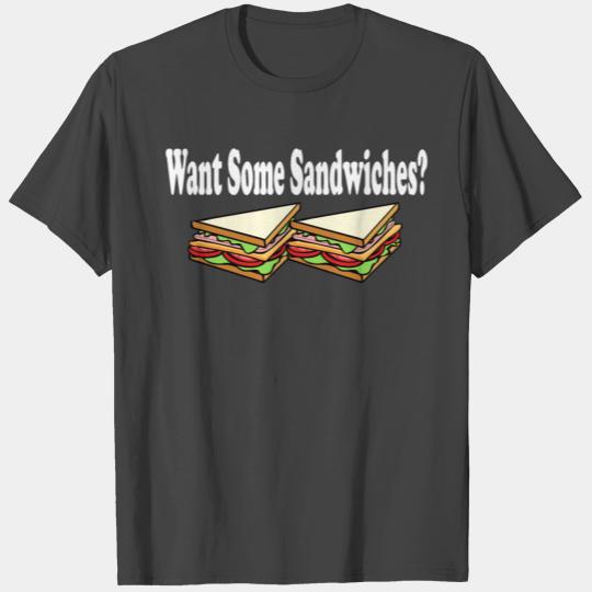 Want Some Sandwiches? Bad Santa T Shirts