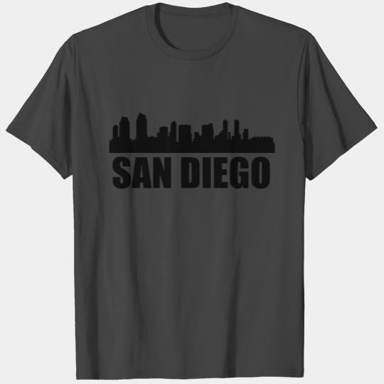 San Diego CA Skyline T Shirts