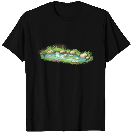 garden pond pool plants T Shirts