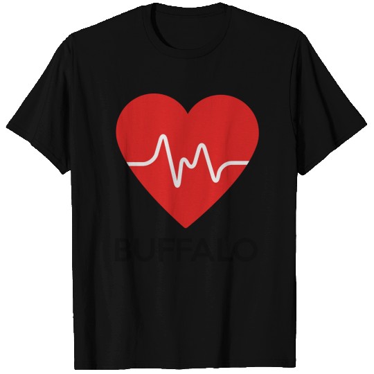 Heart Buffalo T Shirts
