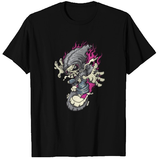 sklet-skate-comics-cartoon-cool T Shirts