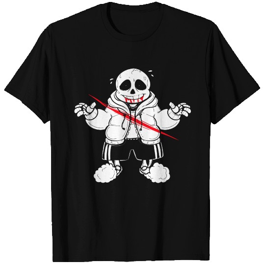 sans undertale white T Shirts
