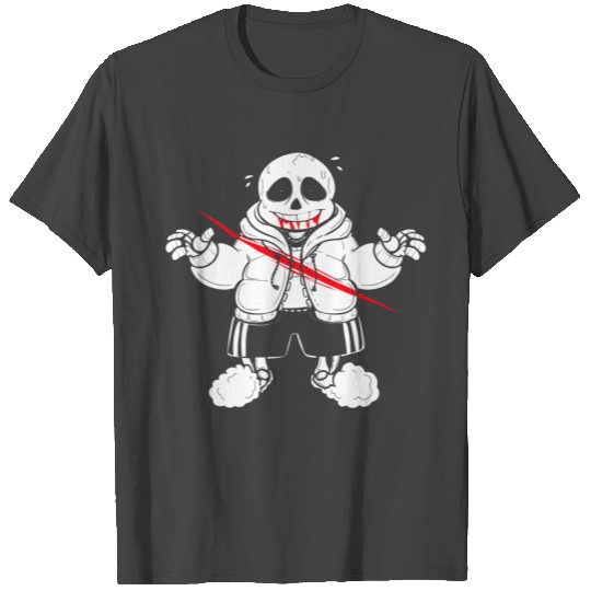 sans undertale white T Shirts