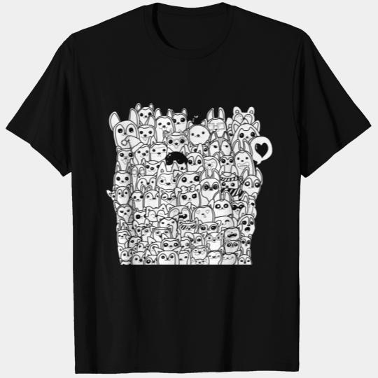 Husky Doodle v1 T Shirts