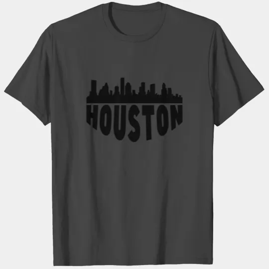 Houston TX Cityscape Skyline T Shirts