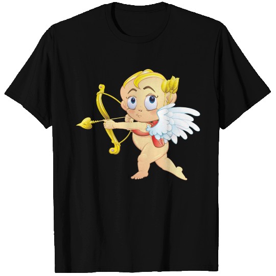 cupid-heart-onion-smile-bow-wings T Shirts
