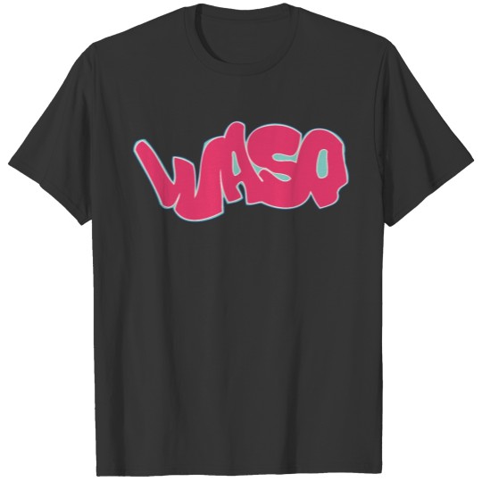 waso_graffiti_red T-shirt