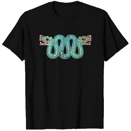 Aztec double-headed serpent T Shirts