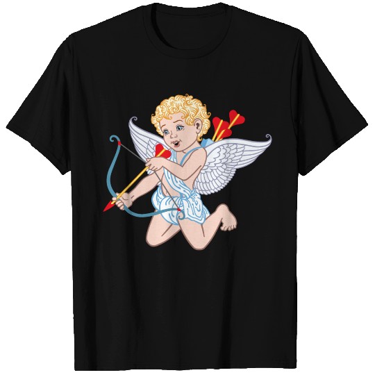 angel-cupid-onion-smile T Shirts