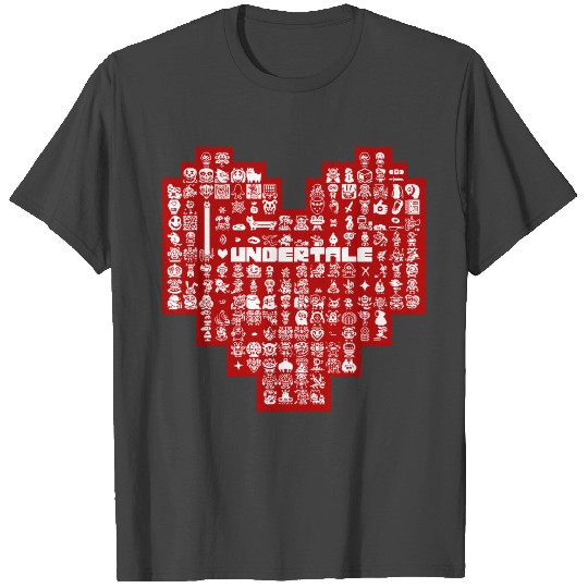 Undertale Heart Character T Shirts