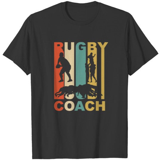 Vintage Rugby Coach Graphic T-shirt