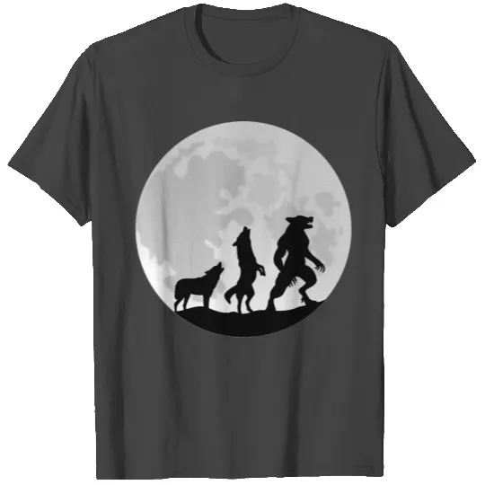 Werewolf Transformation T Shirts