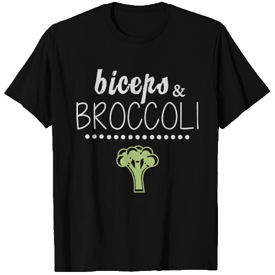 biceps and broccoli T Shirts