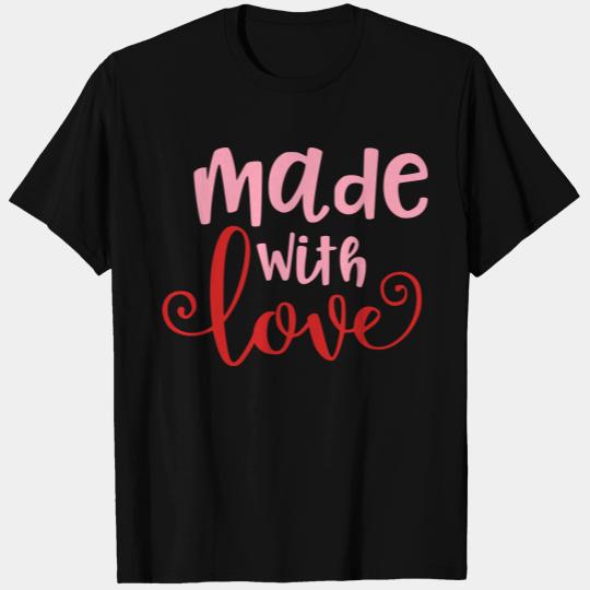 Made With Love Baby Infant Valentine T Shirts