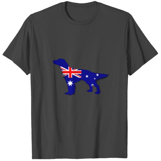Australian Flag - English Setter T Shirts