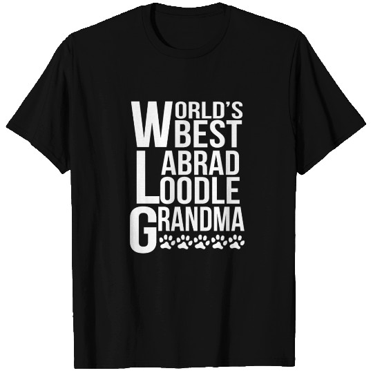 World's Best Labradoodle Grandma T Shirts