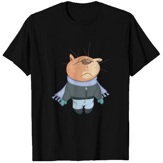 hilarious-cat-pet-clothes-cool T Shirts