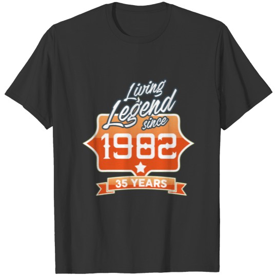 LEGEND BIRTHDAY 1982 T-shirt