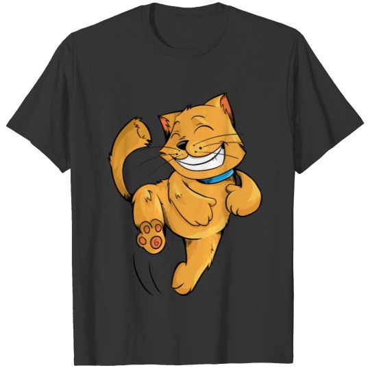 dancing cat T-shirt