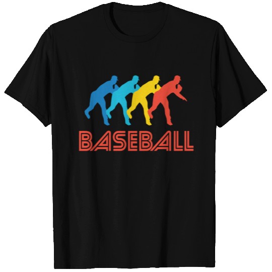 Baseball Pitcher Pop Art T Shirts