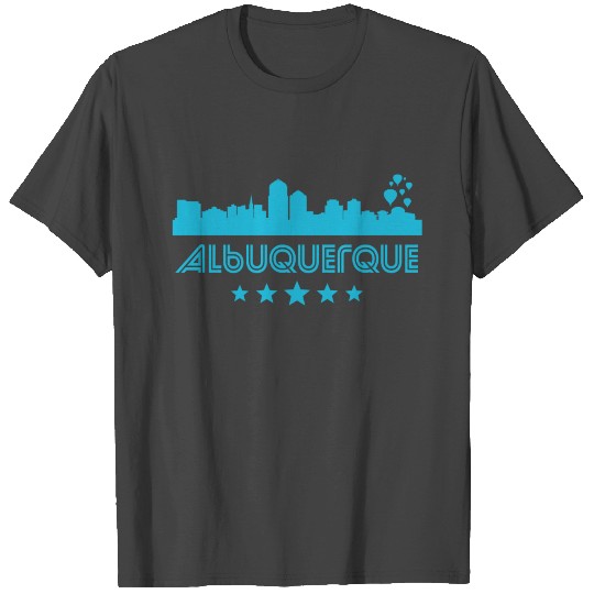 Retro Albuquerque Skyline T Shirts