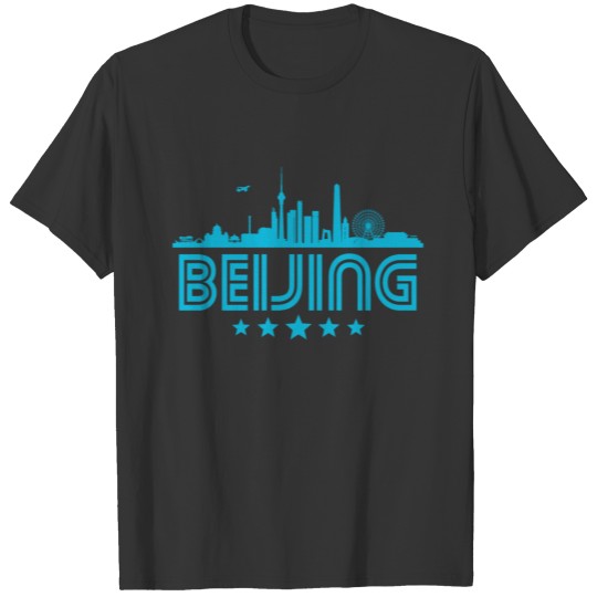 Retro Beijing Skyline T-shirt