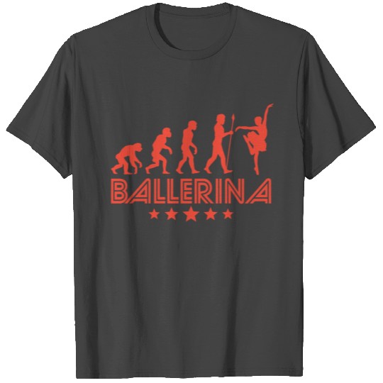 Retro Ballerina Evolution T Shirts