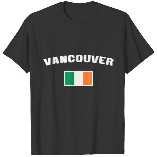 Saint Patrick's Day Vancouver Irish Flag T-shirt