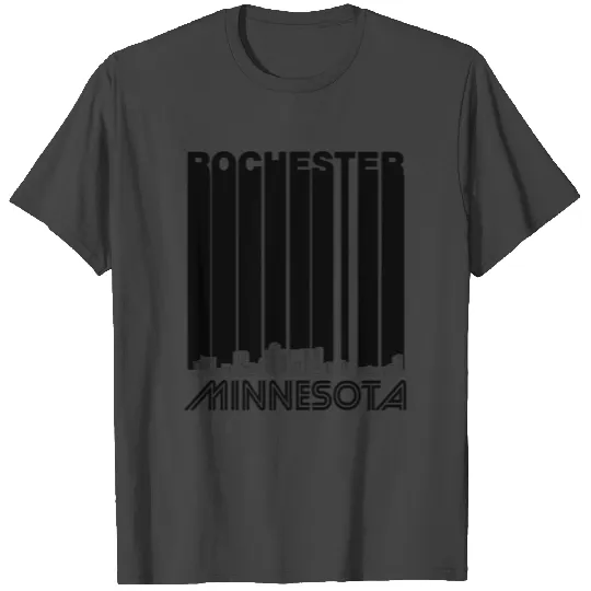 Retro Rochester Minnesota Skyline T Shirts