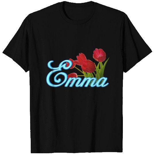 Emma With Tulips T Shirts