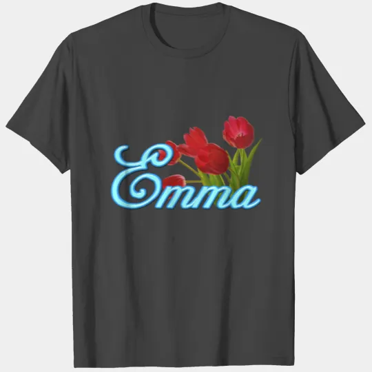 Emma With Tulips T Shirts