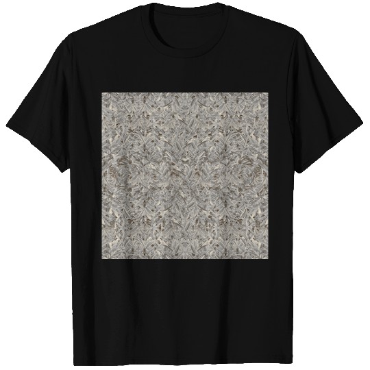 Silver Tropical Print T Shirts
