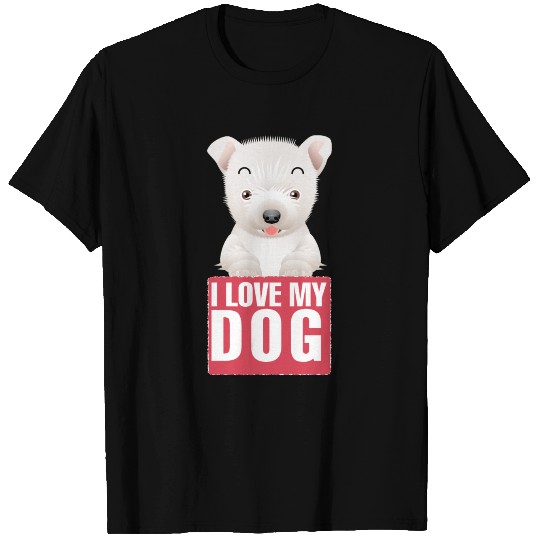 I love my dog 13 T Shirts