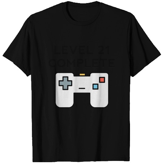 Level 21 Complete 21st Birthday T Shirts