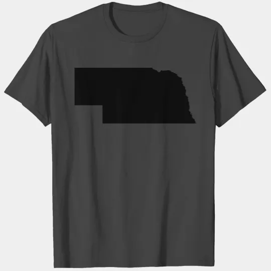 Nebraska map T Shirts