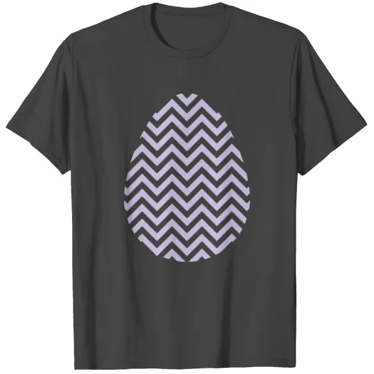 Easter Egg Chevron Purple T Shirts
