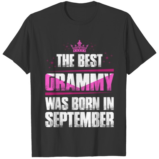 The Best Grammy Was Born In September T-shirt