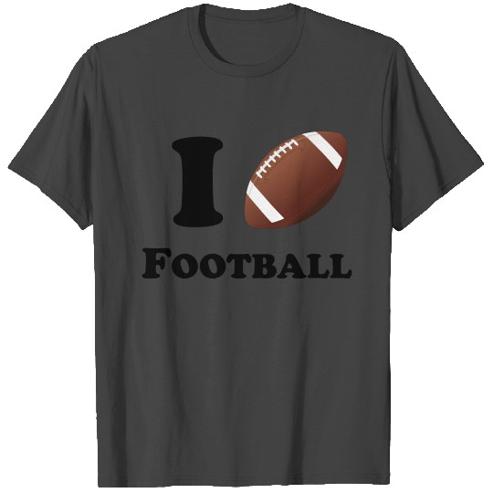 I Heart Football T Shirts