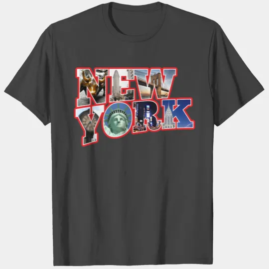 New York City landmarks T Shirts