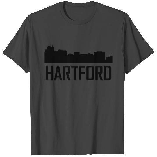 Hartford Connecticut City Skyline T Shirts